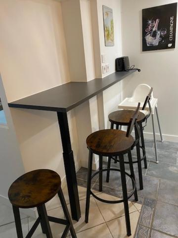 Appart Studio Rdc De Maison Avec Exterieur Proche Reims Tinqueux Extérieur photo