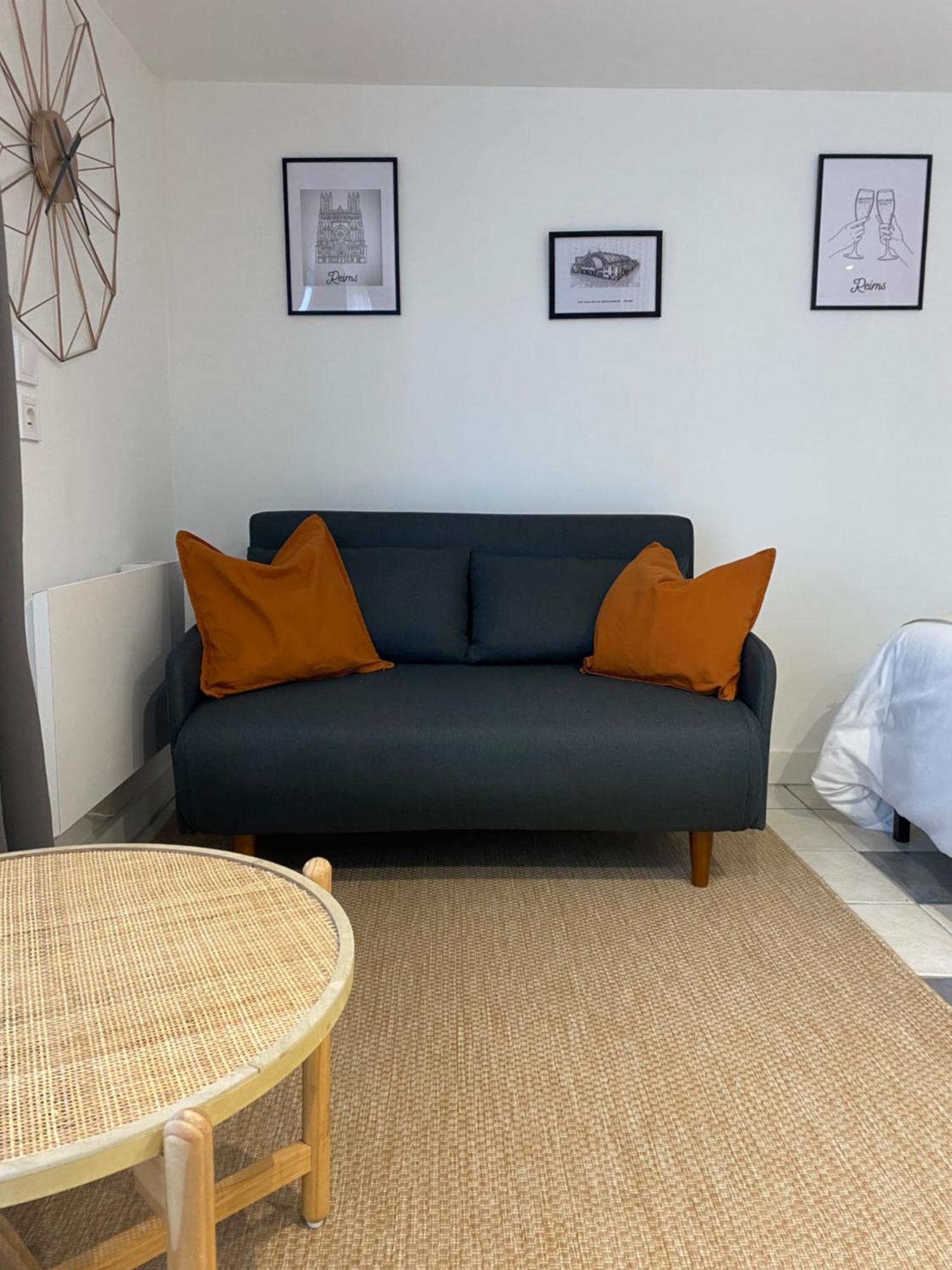 Appart Studio Rdc De Maison Avec Exterieur Proche Reims Tinqueux Extérieur photo